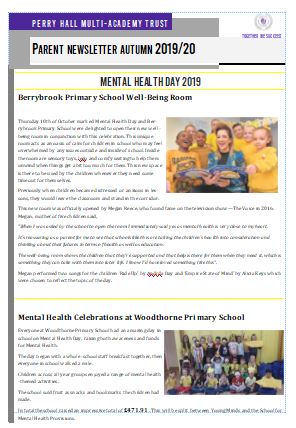 Parent Newsletter Autumn 2019