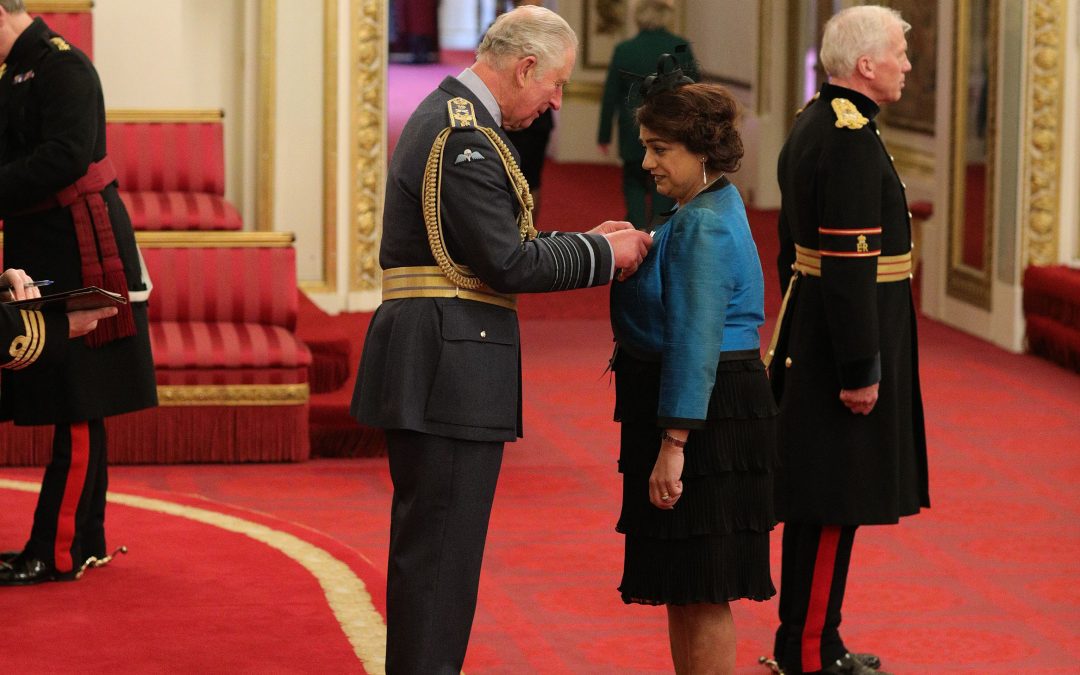 OBE Award Ceremony at Buckingham Palace